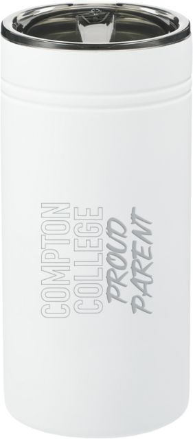 Compton Sherpa Vacuum Tumbler & Insulator 12oz Compton College Proud Parent Engraved - ONLINE ONLY