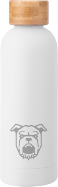 Allan Hancock Blair Stainless Bottle w/ Bamboo Lid 17 oz Allan Hancock College Bulldogs Mascot Head Engraved - ONLINE ONLY