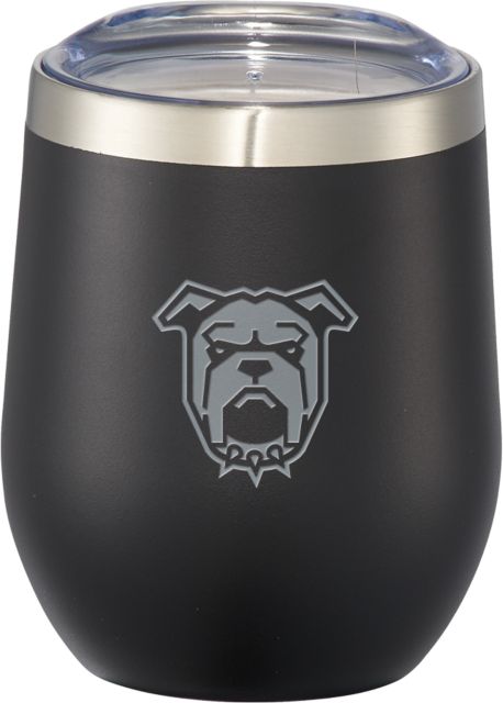Allan Hancock Corzo Vacuum Insulated Cup 12oz Allan Hancock College Bulldogs Mascot Head Reversed Engraved - ONLINE ONLY