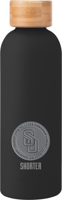 Shorter Univ Blair Stainless Bottle w/ Bamboo Lid 17 oz Shorter University SU Engraved - ONLINE ONLY