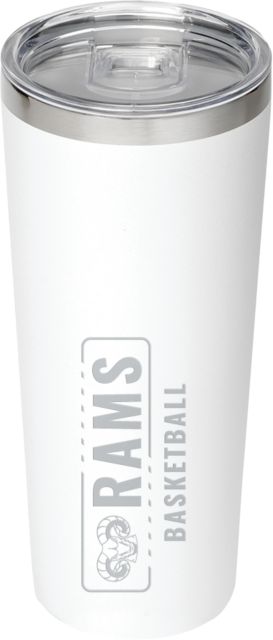 CCSF Thor Vacuum Insulated Tumbler 22oz CCSF Ocean Rams - Basketball Engraved - ONLINE ONLY