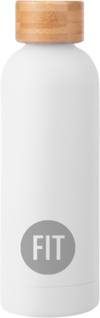 Fashion Institute Blair Stainless Bottle w/ Bamboo Lid 17 oz FIT - Circle Emblem Engraved - ONLINE ONLY