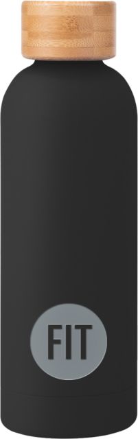 Fashion Institute Blair Stainless Bottle w/ Bamboo Lid 17 oz FIT - Circle Emblem Engraved - ONLINE ONLY