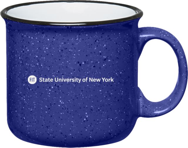 Fashion Institute Campfire Mug 15 oz FIT State University of New York - Horizontal Wordmark Engraved - ONLINE ONLY