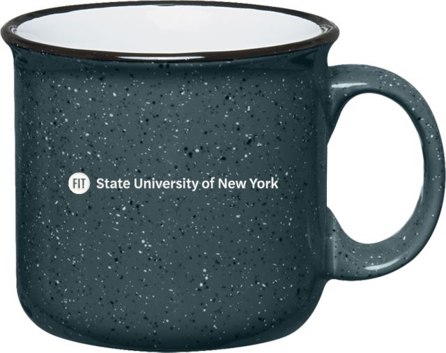 Fashion Institute Campfire Mug 15 oz FIT State University of New York - Horizontal Wordmark Engraved - ONLINE ONLY