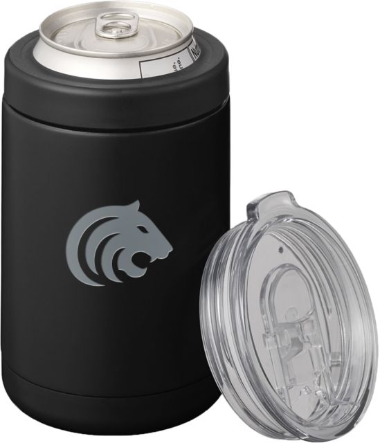Fashion Institute 2 in 1 Can Cooler Tumbler 12oz FIT - Tiger Mascot Head Engraved - ONLINE ONLY