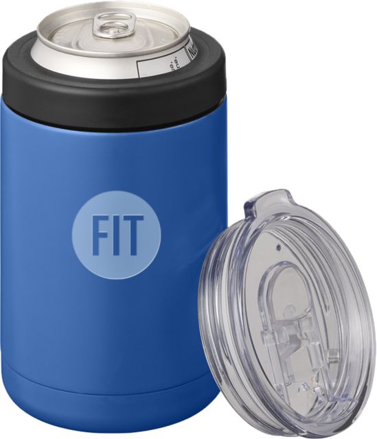 Fashion Institute 2 in 1 Can Cooler Tumbler 12oz FIT - Circle Emblem Engraved - ONLINE ONLY