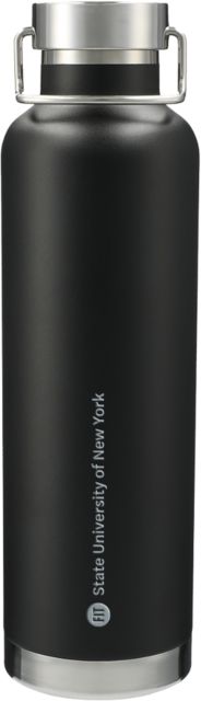Fashion Institute Thor Copper Vacuum Insulated Bottle 32oz FIT State University of New York - Horizontal Wordmark Engraved - ONLINE ONLY