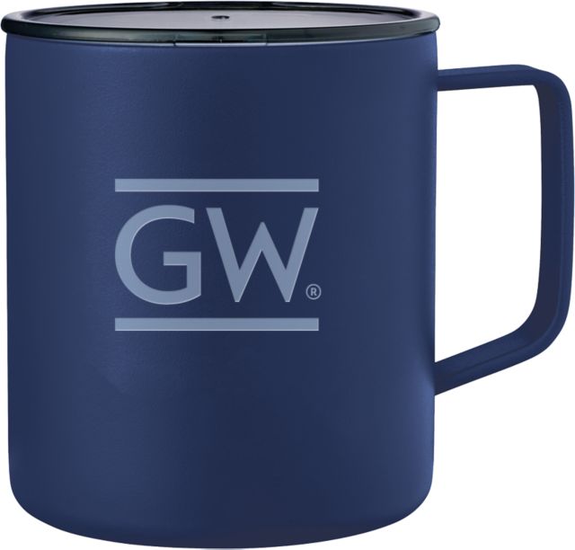 George Washington Rover Camp Vacuum Insulated Mug 14oz Institutional GW Engraved - ONLINE ONLY
