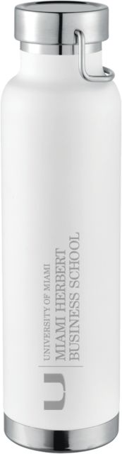 Miami Thor Copper Vacuum Insulated Bottle 22oz U Miami Miami Herbert Business School - Horizontal Engraved - ONLINE ONLY