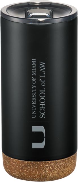 Miami Valhalla Vacuum Insulated Tumbler 16oz U Miami School of Law - Horizontal Engraved - ONLINE ONLY
