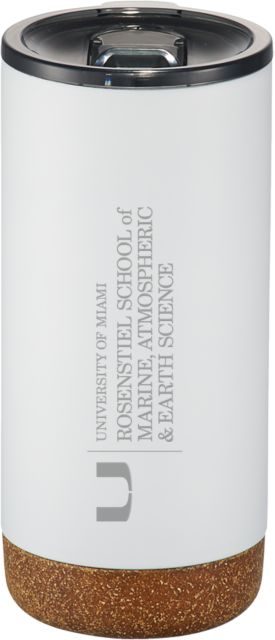 Miami Valhalla Vacuum Insulated Tumbler 16oz U Miami Miller School of Medicine - Horizontal Engraved - ONLINE ONLY