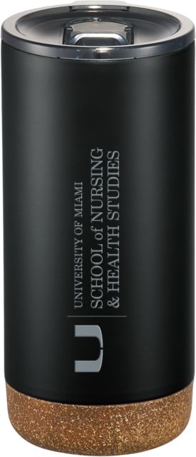 Miami Valhalla Vacuum Insulated Tumbler 16oz U Miami School of Nursing and Health Studies - Horizontal Engraved - ONLINE ONLY