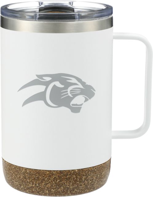Virginia Union Valhalla Vacuum Insulated Camp Mug 14oz Panther Mascot Engraved - ONLINE ONLY