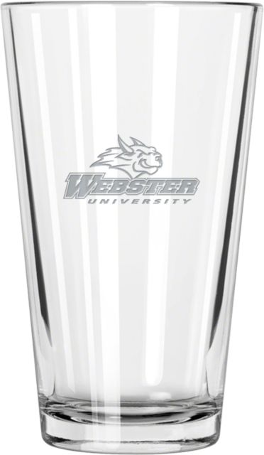 Webster Libbey Pint Glass 16oz Primary Mark  Engraved - ONLINE ONLY
