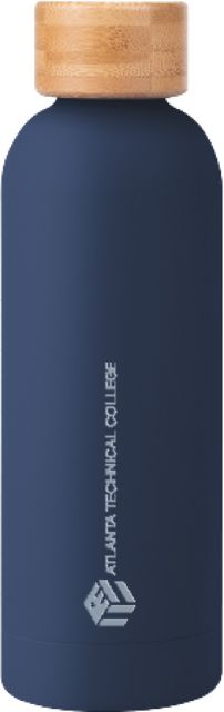 Atlanta Tech College Blair Stainless Bottle w/ Bamboo Lid 17 oz Atlanta Technical College Flat Engraved - ONLINE ONLY