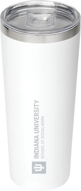 Indiana Thor Vacuum Insulated Tumbler 22oz Indiana University School of Social Work Flat Engraved - ONLINE ONLY