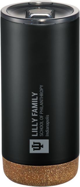 Indiana Valhalla Vacuum Insulated Tumbler 16oz IU Indianapolis Lilly Family School of Philanthropy Horizontal Engraved - ONLINE ONLY