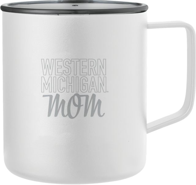 Western Michigan Rover Camp Vacuum Insulated Mug 14oz Western Michigan Mom Engraved - ONLINE ONLY