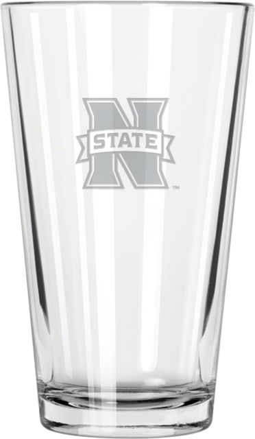 Northwestern OK Libbey Pint Glass 16oz N State Engraved - ONLINE ONLY