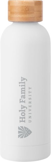 Holy Family Blair Stainless Bottle w/ Bamboo Lid 17 oz Holy Family Wordmark Horizontal Engraved - ONLINE ONLY