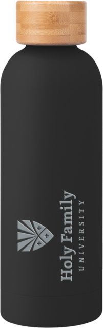 Holy Family Blair Stainless Bottle w/ Bamboo Lid 17 oz Holy Family Wordmark Stacked Engraved - ONLINE ONLY