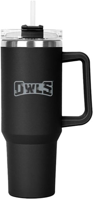Prince George Hippo Mug & Straw Lid with Twist Closure 40 oz Owls Wordmark Engraved - ONLINE ONLY
