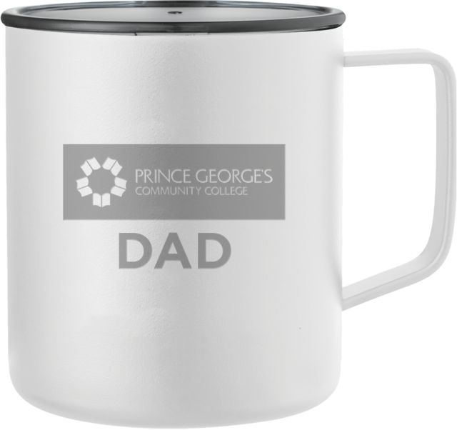 Prince George Rover Camp Vacuum Insulated Mug 14oz Prince Georges Community College Dad Engraved - ONLINE ONLY