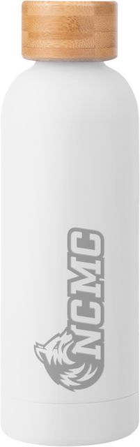 North Central Michigan Blair Stainless Bottle w/ Bamboo Lid 17 oz NCMC with Mascot Engraved - ONLINE ONLY