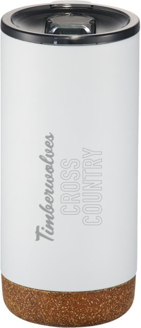 North Central Michigan Valhalla Vacuum Insulated Tumbler 16oz North Central Timberwolves Cross Country Engraved - ONLINE ONLY