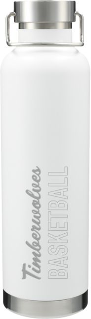 North Central Michigan Thor Copper Vacuum Insulated Bottle 32oz North Central Timberwolves Basketball Engraved - ONLINE ONLY