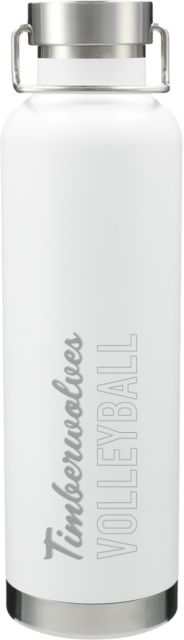 North Central Michigan Thor Copper Vacuum Insulated Bottle 32oz North Central Timberwolves Volleyball Engraved - ONLINE ONLY