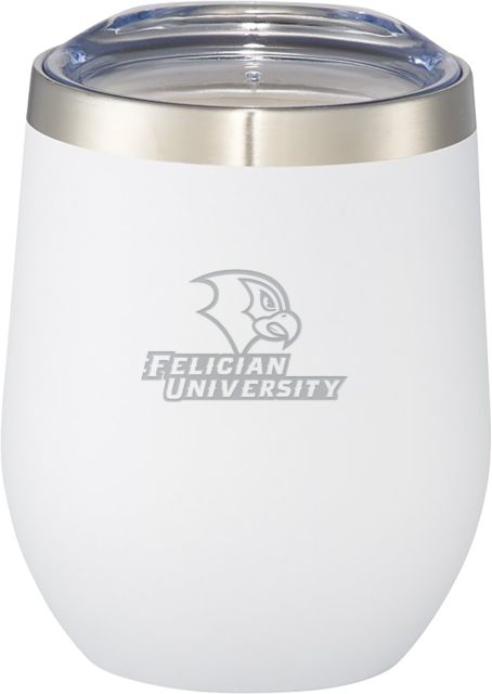 Felician Univ Corzo Vacuum Insulated Cup 12oz Falician University Primary Mark Engraved - ONLINE ONLY