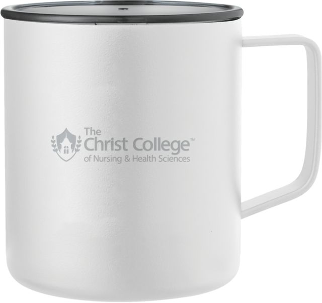 Christ College Rover Camp Vacuum Insulated Mug 14oz Christ College Primary Horizontal Mark Engraved - ONLINE ONLY