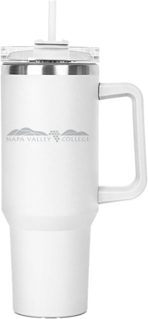Napa Valley Hippo Mug & Straw Lid with Twist Closure 40 oz Napa Valley College Flat Engraved - ONLINE ONLY