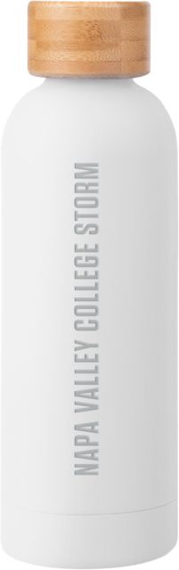 Napa Valley Blair Stainless Bottle w/ Bamboo Lid 17 oz Napa Valley College Storm Engraved - ONLINE ONLY