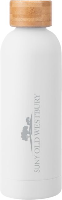 SUNY Old Westbury Blair Stainless Bottle w/ Bamboo Lid 17 oz SUNY Old Westbury Primary Workmark Engraved - ONLINE ONLY