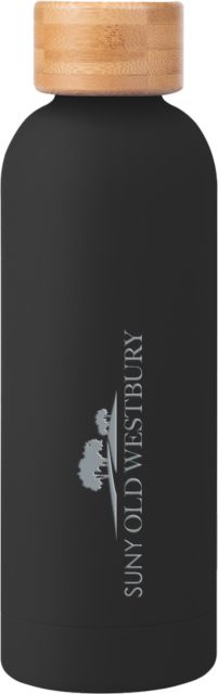 SUNY Old Westbury Blair Stainless Bottle w/ Bamboo Lid 17 oz SUNY Old Westbury Primary Workmark Engraved - ONLINE ONLY