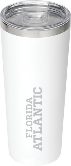 Florida Atlantic Thor Vacuum Insulated Tumbler 22oz Florida Atlantic Word Mark Stacked Engraved - ONLINE ONLY