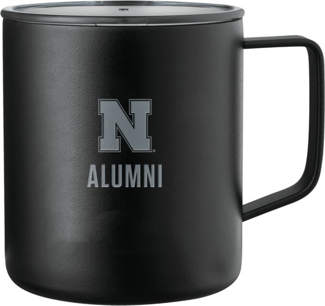 Nebraska Rover Camp Vacuum Insulated Mug 14oz N Alumni Stacked Engraved - ONLINE ONLY