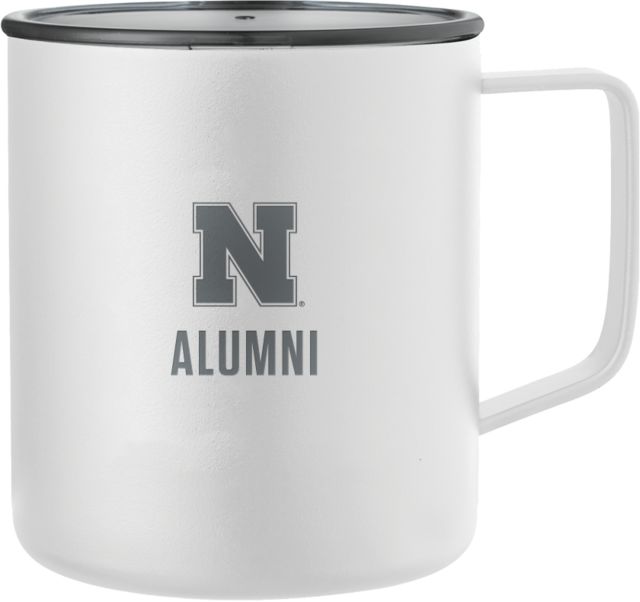 Nebraska Rover Camp Vacuum Insulated Mug 14oz N Alumni Stacked Engraved - ONLINE ONLY
