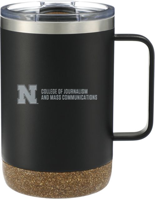 Nebraska Valhalla Vacuum Insulated Camp Mug 14oz N College of Journalism and Mass Comm Flat Engraved - ONLINE ONLY