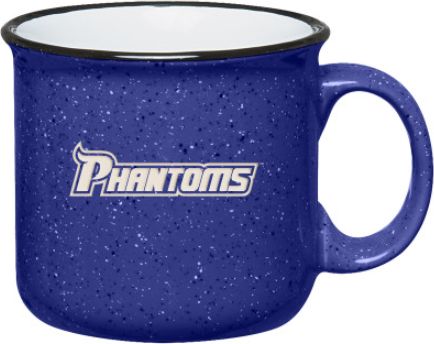 Delaware CC Campfire Mug 15 oz Delaware County Community College Phantoms Wordmark  Engraved - ONLINE ONLY