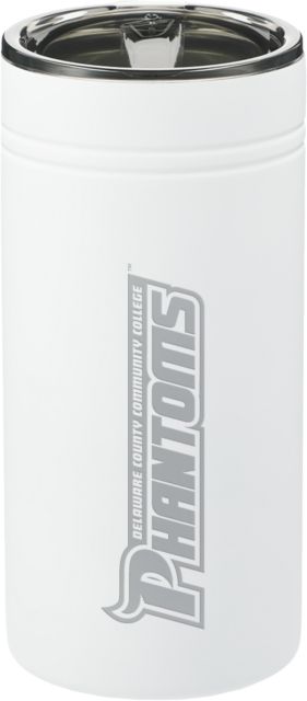 Delaware CC Sherpa Vacuum Tumbler & Insulator 12oz Delaware County Community College Phantoms Wordmark  Engraved - ONLINE ONLY