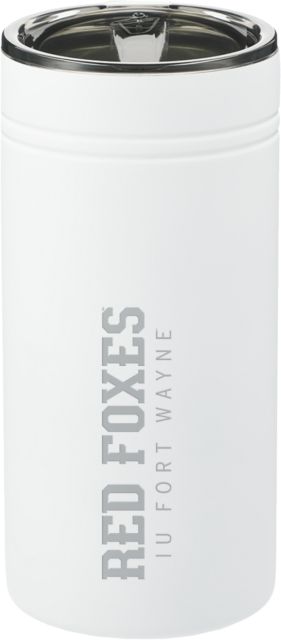Indiana Sherpa Vacuum Tumbler & Insulator 12oz IU Fort Wayne Red Foxes Engraved - ONLINE ONLY