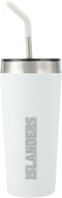 Texas A&M Corpus Christi Faye Vacuum Tumbler w/ Stainless Straw 20 oz Wordmark Engraved