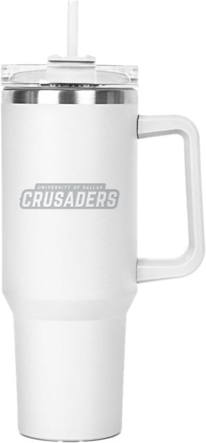 Univ of Dallas Hippo Mug & Straw Lid with Twist Closure 40 oz University of Dallas Crusaders Engraved - ONLINE ONLY