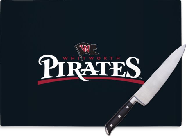Whitworth Cutting Board Whitworth Pirates Wordmark - ONLINE ONLY