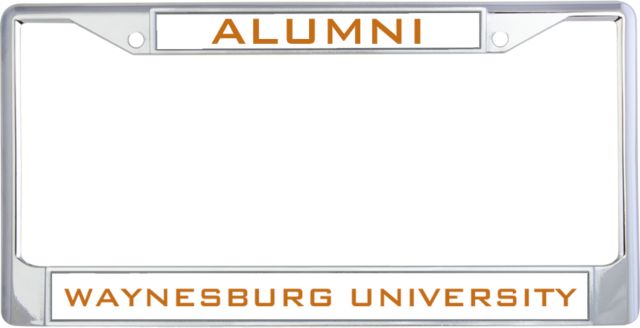Waynesburg Alumni Metal License Plate Frame in Alumni - ONLINE ONLY