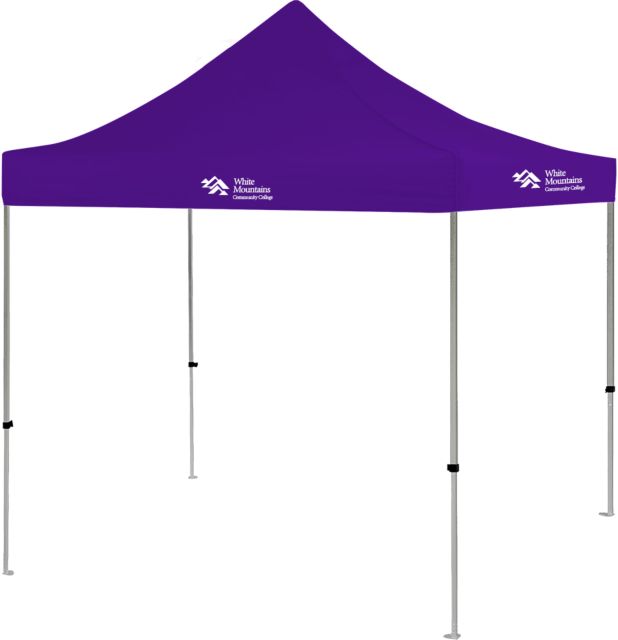 White Mountains 9 ft x 9 ft Tent Mountains Community College Logo - ONLINE ONLY